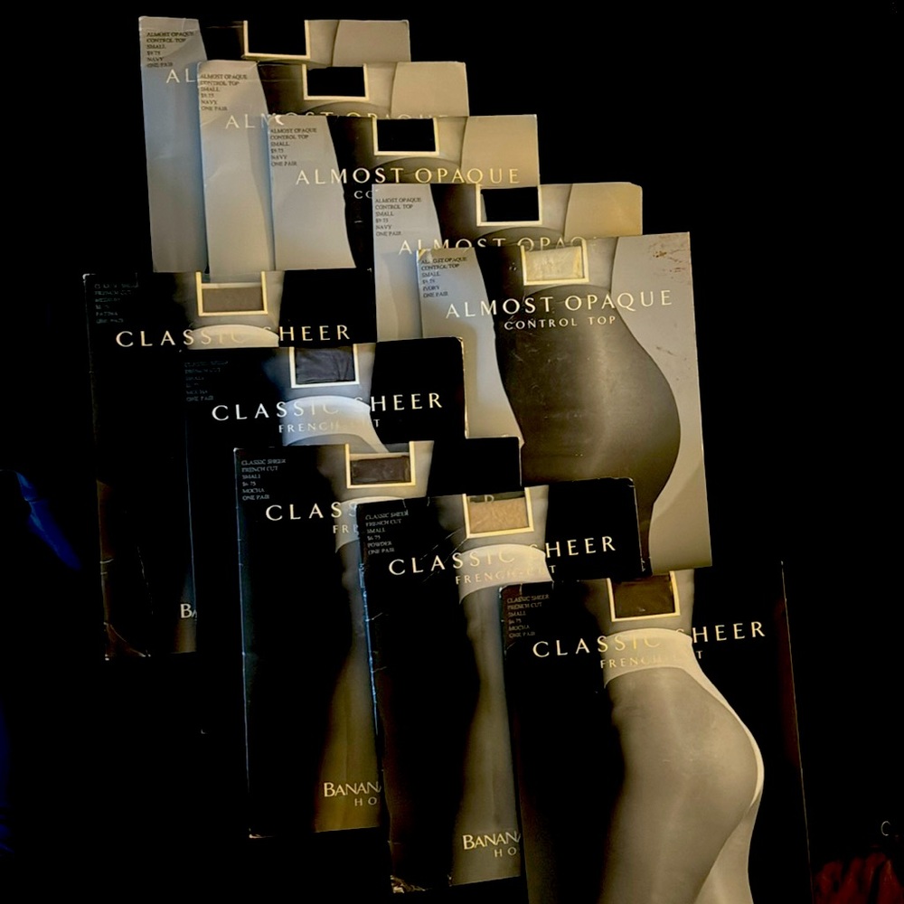 (10) Walk like a lady in French Cut /Control Top Hosiery